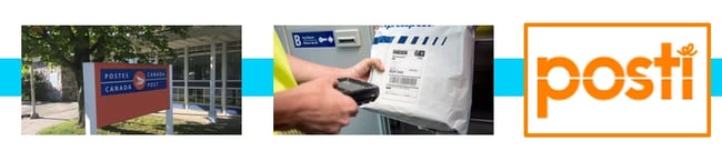 Canada post to Finland graphic