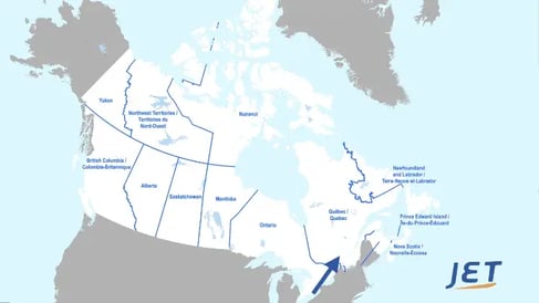 Canada-map -usa-quebec