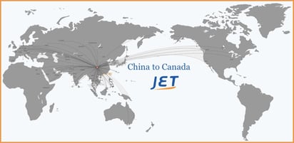 Envoi de Fret Aérien de la Chine au Québec, Canada