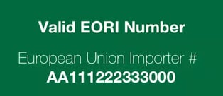 EORI Europe NUMBER GRAPHIC