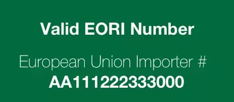 green graphic EORI Europe NUMBER GRAPHIC