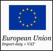 European union graphic duty plus VAT
