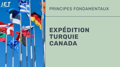 Expédition Turquie Canada. 