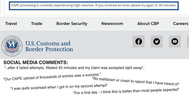 IEEPA-CAPE-ENTRY-MESSAGE
