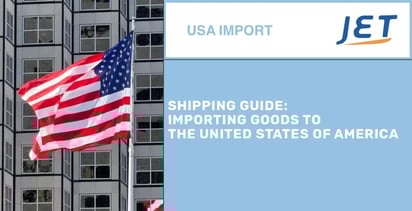 USA flag with headline 