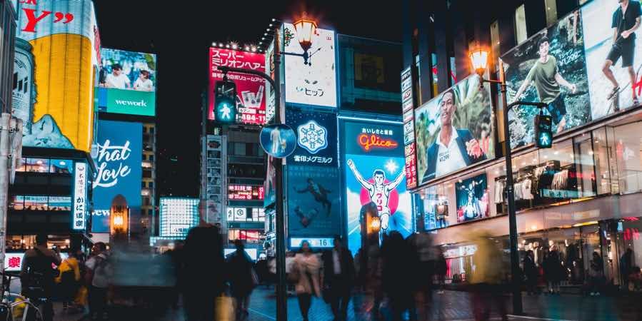 Japan-osaka-night-scene