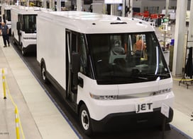 Jet Van on assembly line