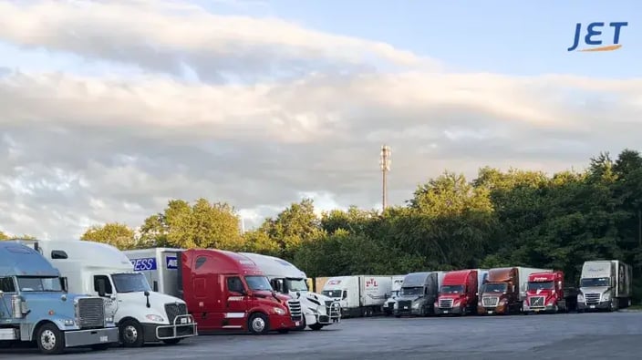 Consolidated Trucking Fleet for SC to Canada Freight