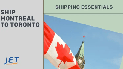 Canadian flag with the headline 