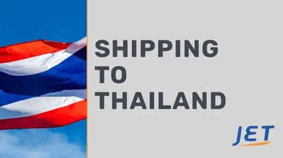 Thailand flag graphic with the words 