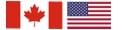 canada USA flag