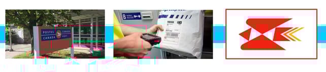 canada post Korean POST gaphic
