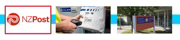 canada post from New Zealand gaphic