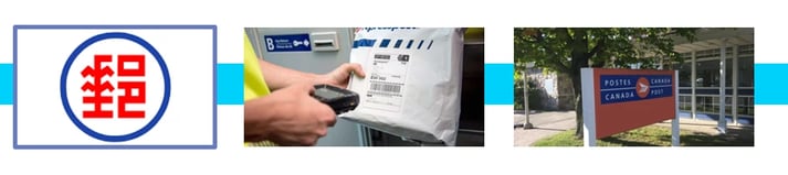 canada post from taiwan gaphic