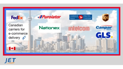 canadian parcel carriers graphic