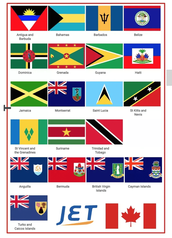 caribbean canada Jet graphic