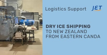 dry ice manufacturing facility with headline shipping to New Zealand