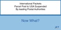 Options for Suspended Postal Shipping to the USA