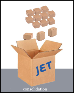 jet consoliation of boxes