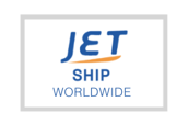 Jet Worldwide secure ship vector