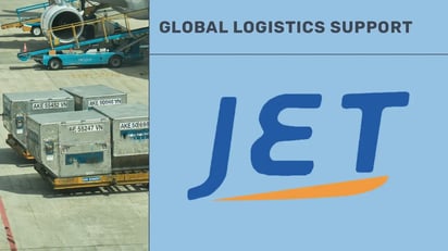 air cargo being loaded with headline 