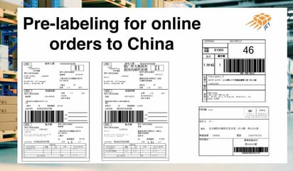 Sending International Parcels and online orders direct to China