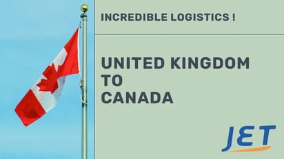 Canadian flag with headline 