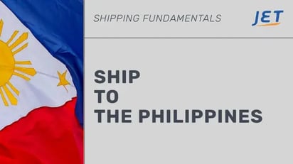 graphic with Philippines flag and headline 
