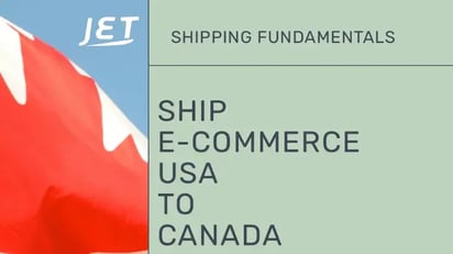 Canadian flag with headline 