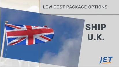 ship UK to Canada low cost parcel Jetship graphic
