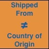 shipped from not country of origin vector