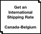 shipping rate Canada Belgium