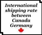 shipping rate graphic Germany
