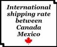 shipping rate graphic Mexico