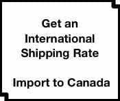 shipping rate import to Canada