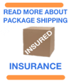 A square graphic with the words SHIPPING INSURANCE read more