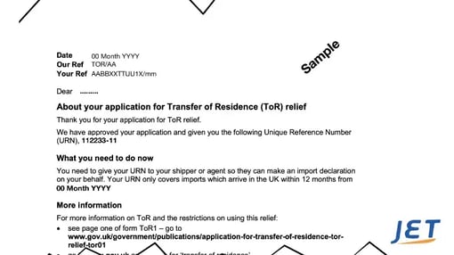 urn-to-uk-personal-effects-sample-approval-letter