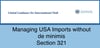 U.S. De Minimis Duty-Free Treatment Suspended for  E-Commerce Imports