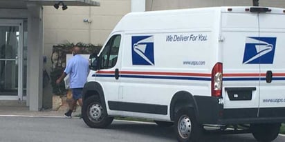 USPS van Delivery