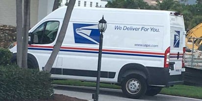USPS delivery van