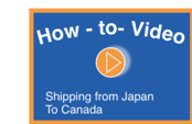 video play button shipping japan to Canada