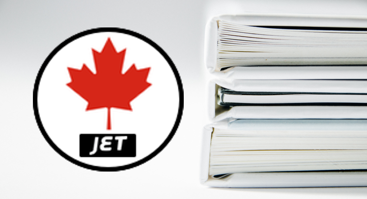 Jet Logo with book binders 