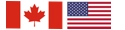 canada USA flag