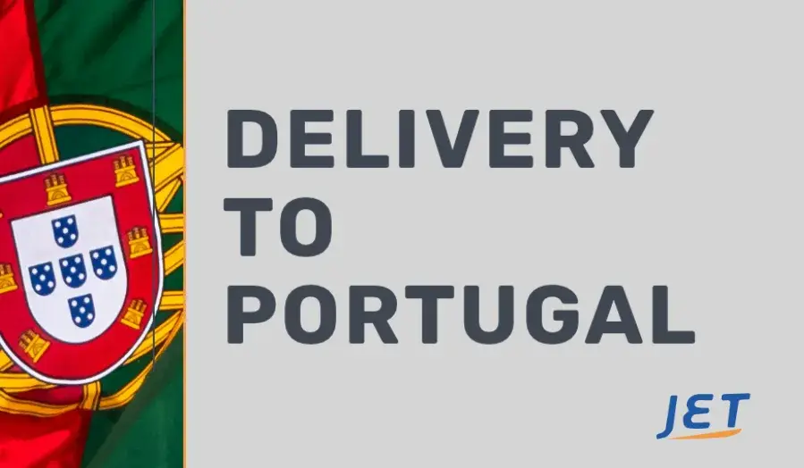 image depicting delivery to Portugal from Canada with Jet Worldwide logo