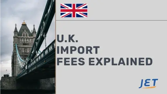 London bridge, British Flag, Jetship logo and headline