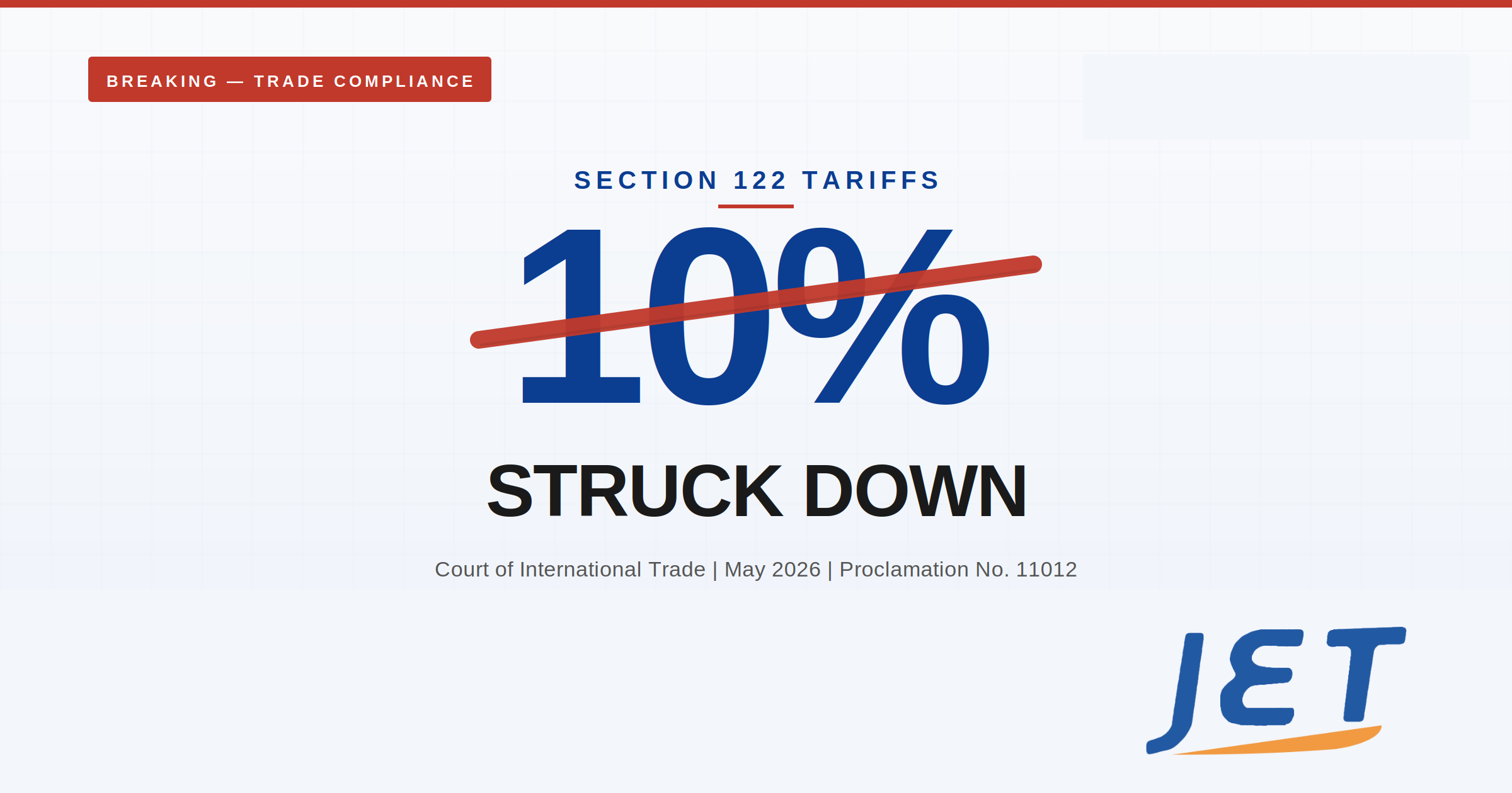 10% with red line cross out