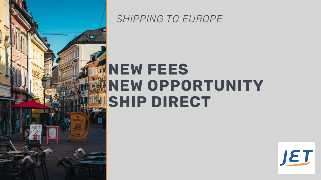 European market withe headline shipping to Europe