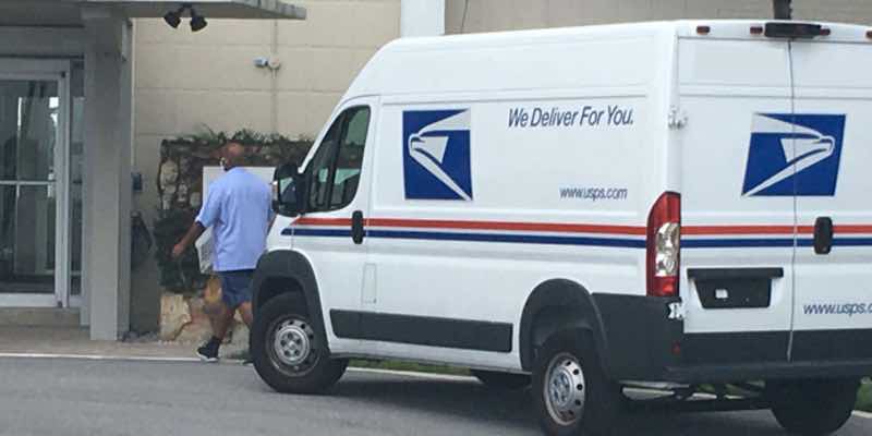 USPS van Delivery